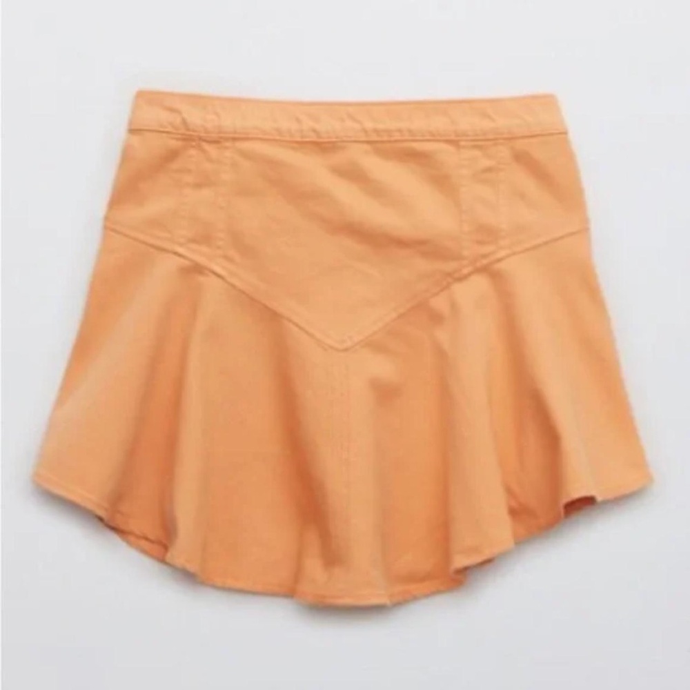 Aerie Orange Mini Skirt